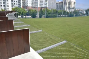 Lison University Stadium Driving Range, Vertical Safety Mesh, Carl Stahl