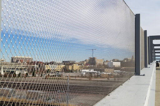 Bridge safety net - Haymarket Pedestrian Bridge