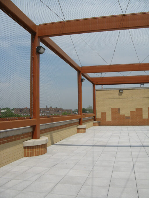 J.H.S. 292 Margaret S. Douglas School - Rooftop Enclosure - Carl Stahl DecorCable