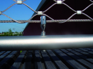 Doorvoerogen RVS balustradenetten balustradevulling x-tend Carl Stahl