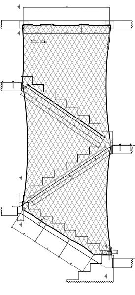 Tekening Trap kabelnetten - Carl Stahl