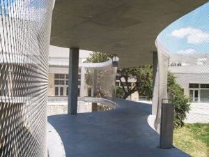 Cable mesh for bridge safety at Fairmont Pedestrian Bridge – Carl Stahl DecorCable