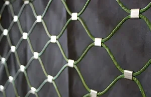 green Stainless Steel Cable Mesh
