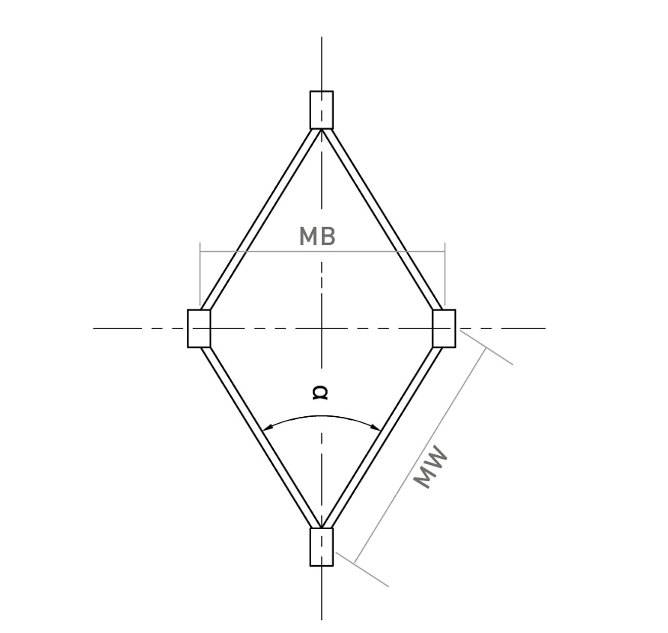 Geometry of cable mesh - Carl Stahl DecorCable