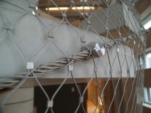 Doorvoerogen RVS balustradenetten balustradevulling x-tend Carl Stahl