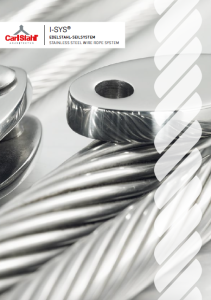 RVS spankabels I-SYS productcatalogus Carl Stahl Architectuur