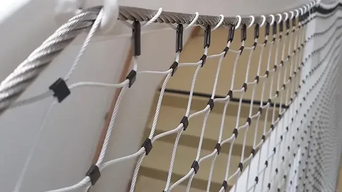 silver Stainless Steel Cable Mesh