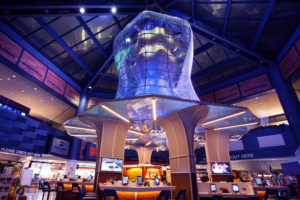 Airport New Ark Illumination - kabelnetten met LED verlichting - Carl Stahl