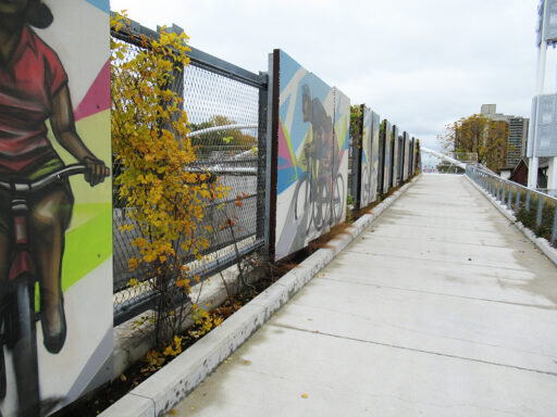 John Street Bridge - Toronto, ON - Cable Mesh Railing Infill - Carl Stahl DecorCable