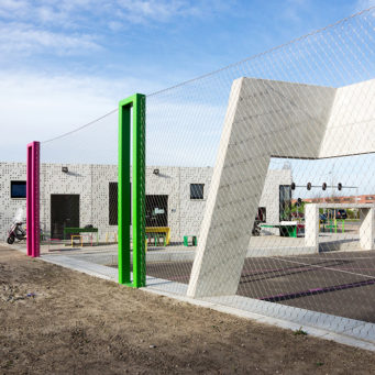 sportvelden kabelnetten systeem - Carl Stahl Architectuur